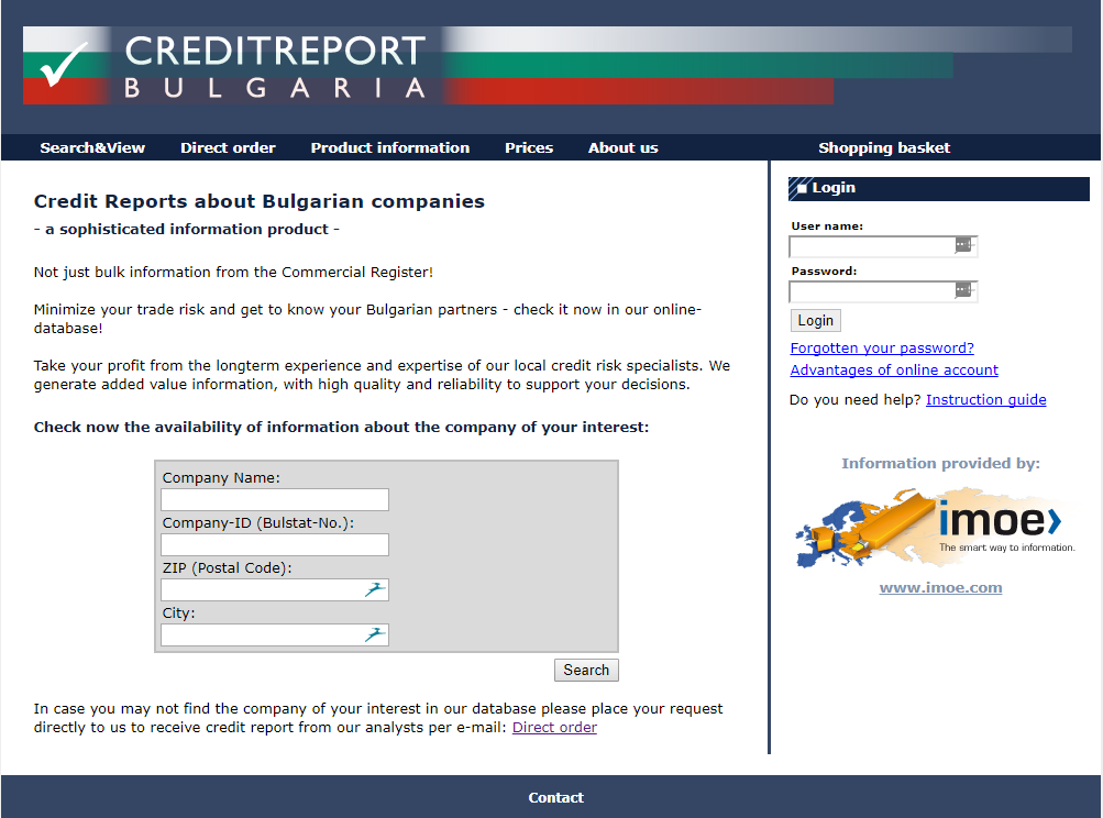 imoe 2010 - Company database Bulgarien